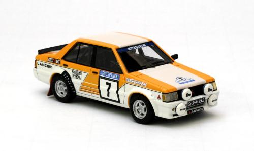 MITSUBISHI LANCER 2000 turbo Team Ralliart 7 Rally 1000 Lakes 1982, orange