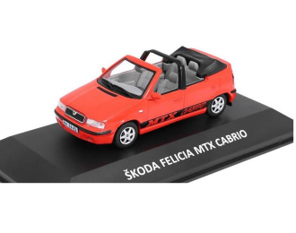 SKODA Felicia MTX Cabrio, red/black