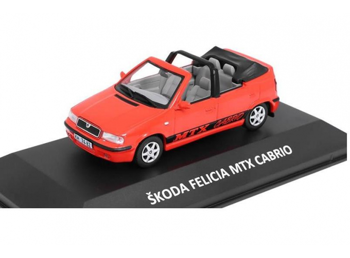 SKODA Felicia MTX Cabrio, red / black