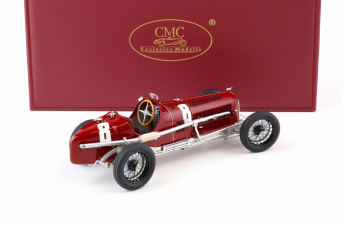 ALFA ROMEO F1 P3 N8 Winner Italy Gp (1932) Tazio Nuvolari, red