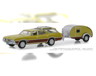 OLDSMOBILE Vista Cruiser с кемпером Teardrop 1971