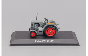 EICHER Ed25ii Tractor 1951 - Con Vetrina - With Showcase, grey / red