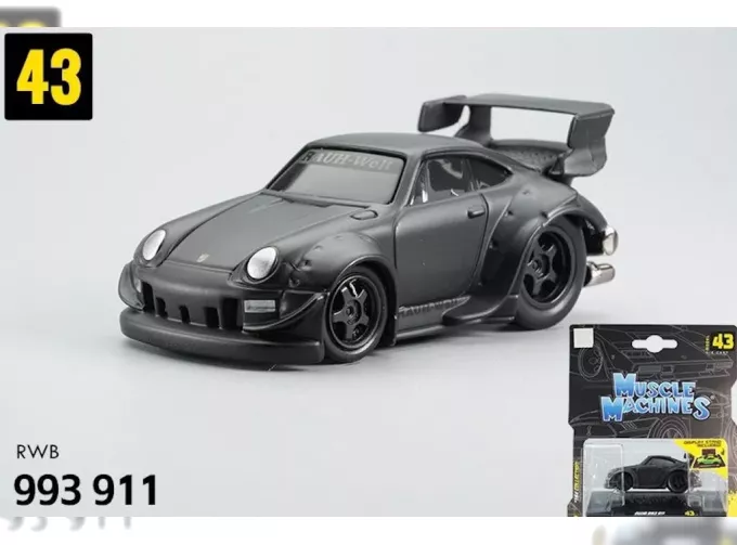 PORSCHE 911 993 Rwb Custom (1996), black