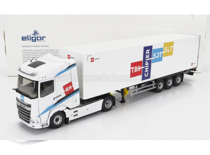 DAF Xg Truck Cassonato Bh Slt Transports (2021), White