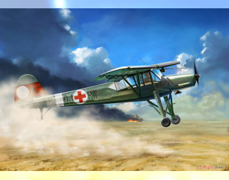 Сборная модель Fieseler Fi-156 D-1 Storch