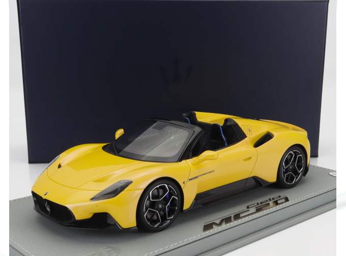 MASERATI Mc20 Cielo Spider (2020) - Con Vetrina - With Showcase, Giallo Genio - Yellow