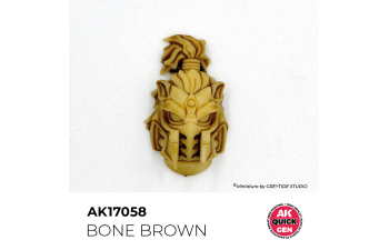 Краска акриловая QUICK GEN - Костяно-коричневый / BONE BROWN, 18мл