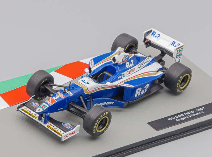 WILLIAMS F1 Renault FW19 N 3 Jacques Villeneuve Season (1997) World Champion, blue / white