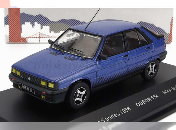 RENAULT R11 Turbo (1986), blue