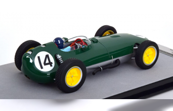 LOTUS F1 16 N 14 Dutch Gp (with Pilot Figure) 1959 Graham Hill, British Racing Green Silver
