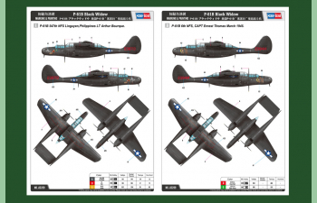 Сборная модель Самолет P-61B Black Widow