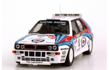 LANCIA Delta HF Integrale Rally Monte Carlo 1992 Martini Nr.4, Auriol / Occelli, white