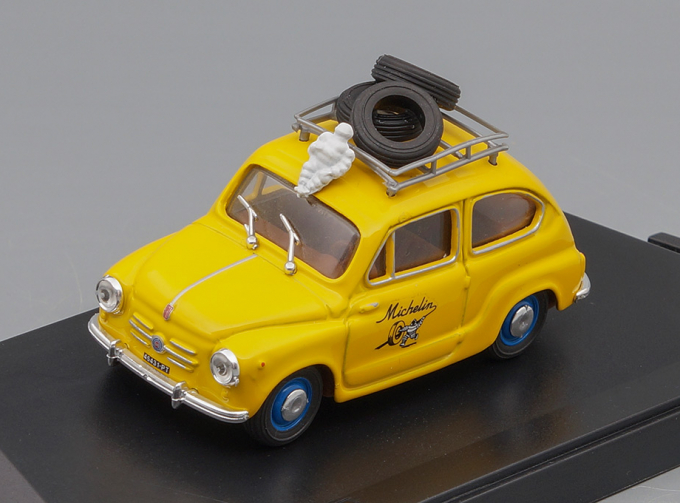 FIAT 600 Berlina Michelin, yellow