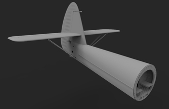 Сборная модель Horsa Glider Wing & Rear Fuselage (Tail Unit) Set GERMAN WWII