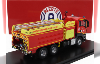 MAN Tgs 28.400 Tanker Truck Gallin Ccgc Sdis 41 Sapeurs Pompiers De Loir Et Cher (2020), Red Yellow