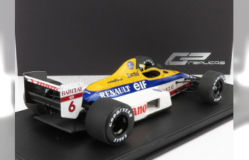 WILLIAMS F1 Fw12c Renault V10 N 6 Season 1989 Riccardo Patrese - Con Vetrina - With Showcase, Blue Yellow White