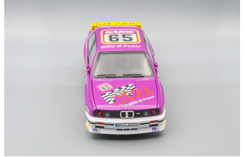 BMW M3 Coupe E30 RACING (1988), фиолетовый, 21 см