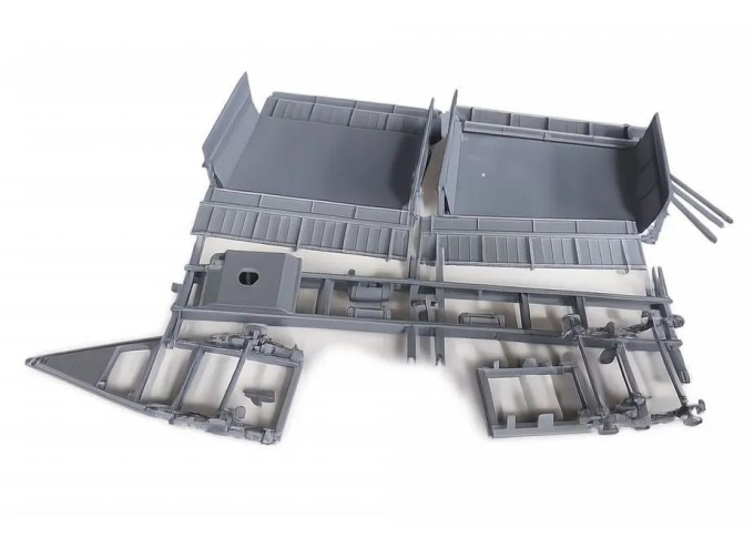 Сборная модель прицепа 3-ПТС-12 