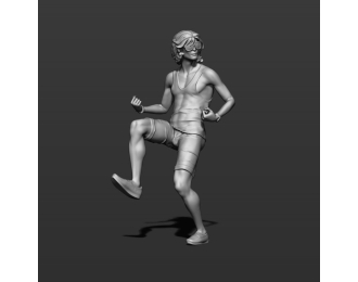 Фигура Хиппи, окрашенная