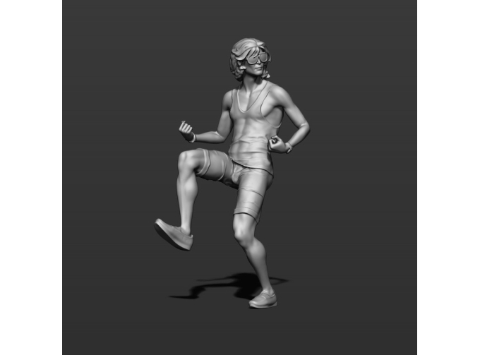 Фигура Хиппи, окрашенная