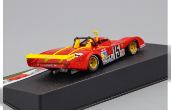 (Уценка!) FERRARI 312 P 24h Le Mans 1973 Drivers: J.Ickx / B.Redman #15, Ferrari Racing Collection 7, red