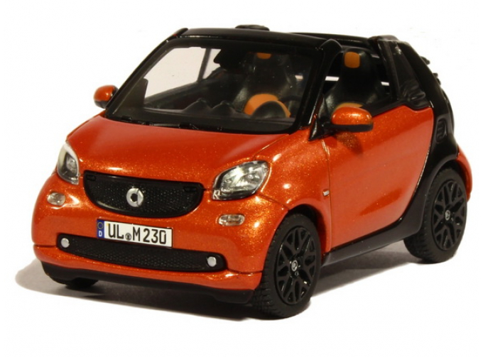 SMART Fortwo Cabrio А453 (2015), orange / black gloss