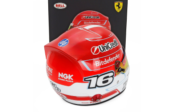 BELL HELMET Casco Helmet F1 Charles Leclerc Team Ferrari Hp №16 Season (2026), Red White