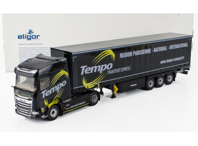 DAF Xg+ Truck Telonato Tempo (2023), Black
