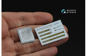 3D Декаль Комплект ремней для самолета ВВС РККА тип 1, ВОВ (с металлическими пряжками) (для всех моделей)