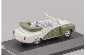 WARTBURG 311-4 Kubel Volkspolizei (1957), white / green