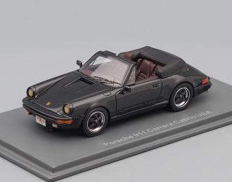 PORSCHE 911 Carrera Cabrio 1985, black 