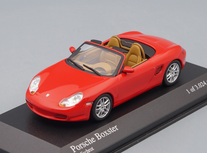 PORSCHE Boxster Cabriolet (2002), red