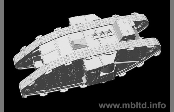 Сборная модель Британский танк MK II "Male", Битва Аррас, период 1917 г.