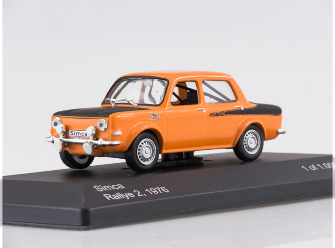 SIMCA Rallye 2 (1976), orange/black