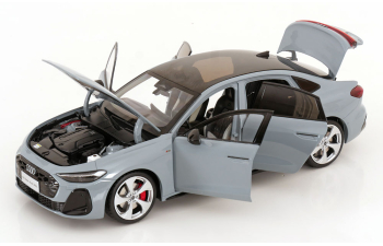 AUDI A5L (2025), grey / light blue - metallic