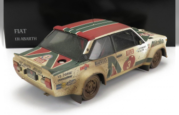 FIAT 131 Abarth Team Alitalia N3 Winner Rally 1000 Lakes (dirty Version) (1978) M.Alen - I.Kivimaki, White Green Red
