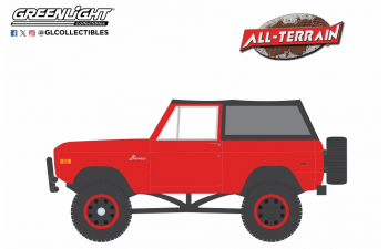 FORD Bronco 4x4 с тентом (1969), Poppy Red