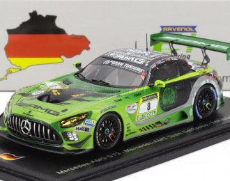MERCEDES-BENZ Amg Gt3 Team Getspeed №8 24h Nurburgring (2024) Lucas Auer - Adam Christodoulou - Philip Ellis - Mikael Grenier, Green Black