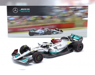 MERCEDES GP F1 W13e Team Mercedes-amg Petronas F1 N44 3rd Bahrain Gp (2022) Lewis Hamilton, Silver Grren