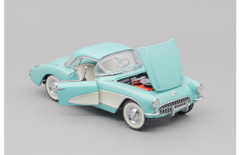 CHEVROLET Corvette Convertible, light green / white