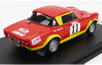 FIAT 124 Abarth N 11 Rally Tap (1974) S.barbasio - P.sodano, Red Yellow