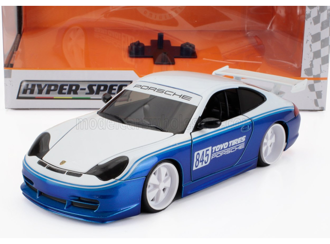 PORSCHE 911 996 Gt3 Toyo Tires №845 Racing Coupe (1999), White Blue