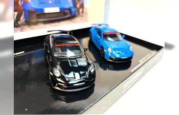 PORSCHE 911 (992) GT3 (2021), blue / black
