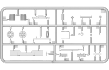 Сборная модель CHEVROLET G7117 4x4 Truck Military 1955