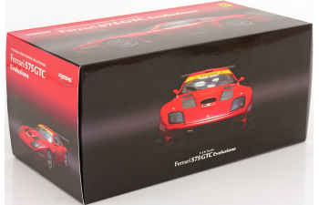 FERRARI 575 GTC Evoluzione Plain Body (2005), красный