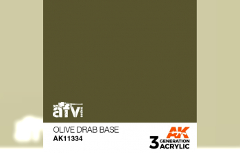 Краска акриловая "Оливковый серый основа" (OLIVE DRAB BASE) 17 мл