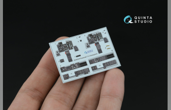 Декаль интерьера кабины Kawasaki T-4 (Hasegawa) (с 3D-печатными деталями)