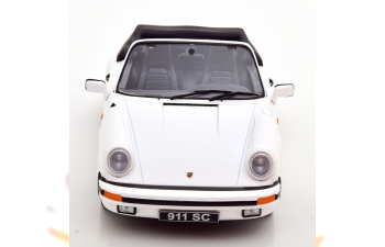 PORSCHE 911 SC Cabriolet with Softtop (1983), white