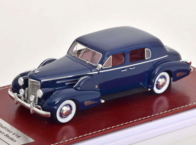 CADILLAC V16 Series 90 Town Sedan 1938 Dark Blue