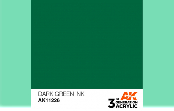 Краска акриловая 3rd Generation Dark Green INK 17ml